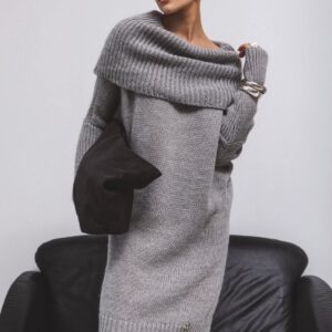 SWETER/TUNIKA SZARY