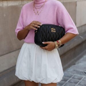 SPÓDNICA BOMBKA BIAŁA