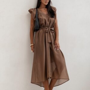 DELIKATNA SUKIENKA MIDI KAMEL