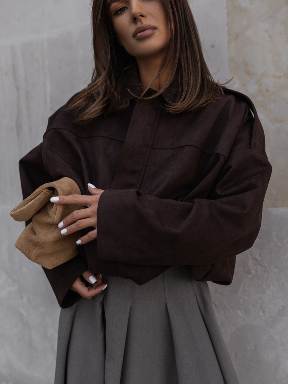 Cocoa Kurtka Cocomore czekoladowa - przedsprzedaż - Wyspa Mody Butik