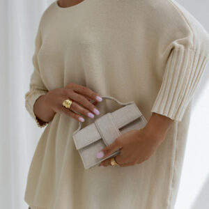 PÓŁGOLF 3/4 RĘKAW JASNY BEŻ