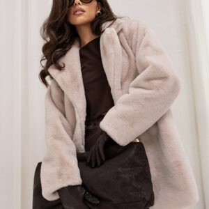 PŁASZCZ/FUTERKO J. BEŻ