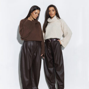 GOLF SZEROKI RĘKAW BEŻ