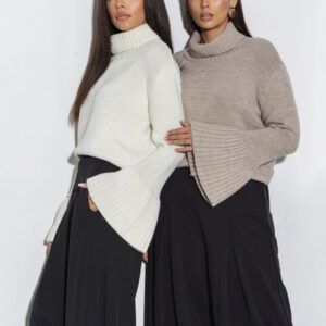 GOLF RĘKAW DZWON BEŻ