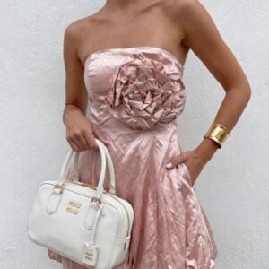 SUKIENKA BOMBKA Z RÓŻĄ PUDROWA