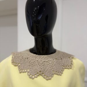 KOŁNIERZ KORONKOWA AURA BEŻ