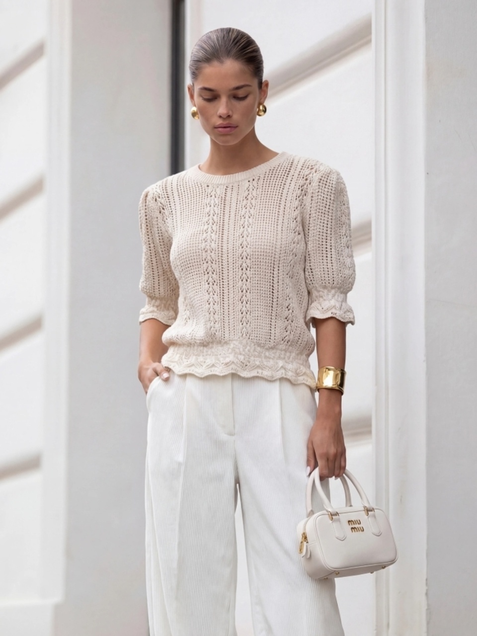 SWETER BOHO DREAM BEŻ - obrazek 4